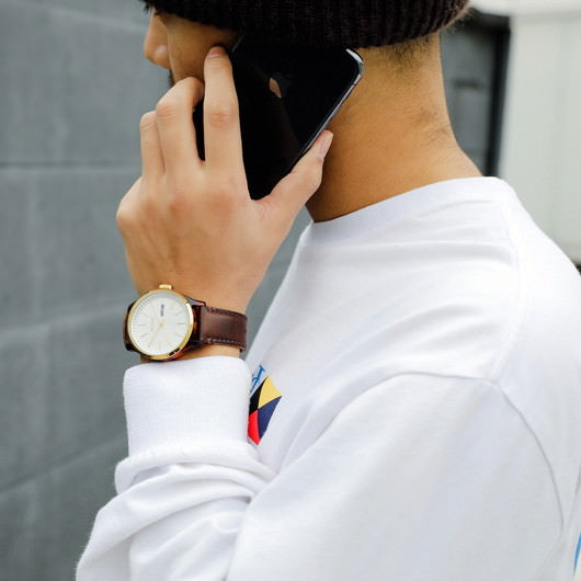 【5年間物損保証】ニクソン 腕時計 メンズ ブラウン Sentry Luxe NIXON NA12633169-00 【国内正規品】