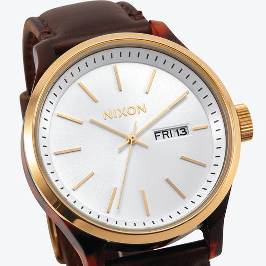 【5年間物損保証】ニクソン 腕時計 メンズ ブラウン Sentry Luxe NIXON NA12633169-00 【国内正規品】