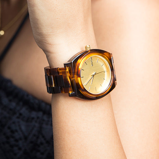 【5年間物損保証】ニクソン 腕時計 レディース モラセス Time Teller Acetate NIXON NA3271424-00 【国内正規品】