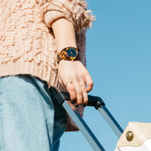 【5年間物損保証】ニクソン 腕時計 レディース べっ甲 Time Teller Acetate NIXON NA3272513-00 【国内正規品】