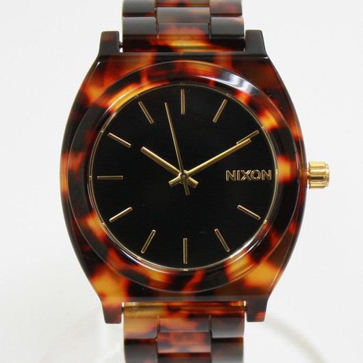 【5年間物損保証】ニクソン 腕時計 レディース べっ甲 Time Teller Acetate NIXON NA3272513-00 【国内正規品】