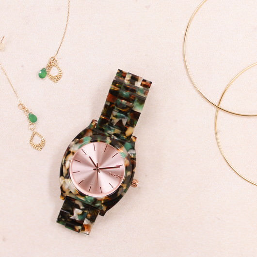 【5年間物損保証】ニクソン 腕時計 レディース マルチカラー Time Teller Acetate NIXON NA3272943-00 【国内正規品】