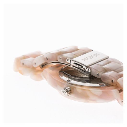 【5年間物損保証】ニクソン 腕時計 レディース ホワイト Time Teller Acetate NIXON NA3272944-00 【国内正規品】