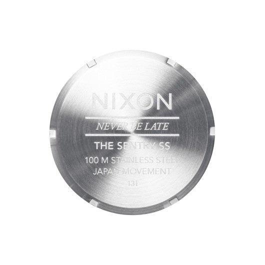 【5年間物損保証】ニクソン 腕時計 メンズ シルバー Sentry SS NIXON NA3562348-00 【国内正規品】