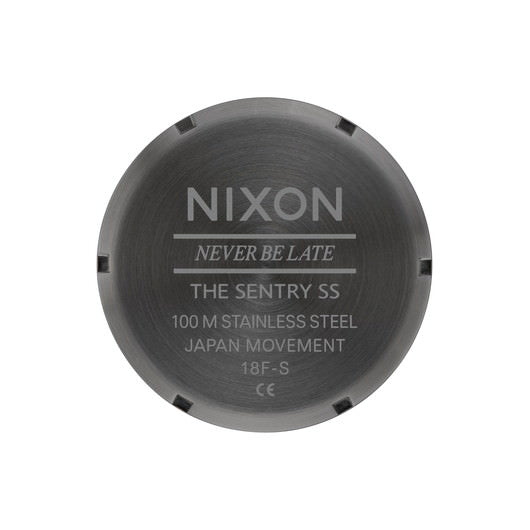 【5年間物損保証】ニクソン 腕時計 メンズ ガンメタル Sentry SS NIXON NA3562785-00 【国内正規品】