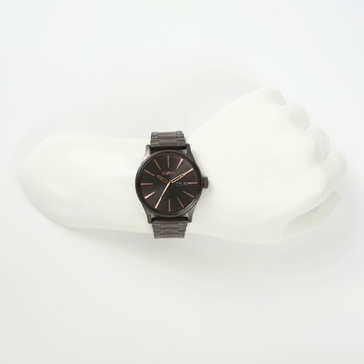 【5年間物損保証】ニクソン 腕時計 メンズ ガンメタル Sentry SS NIXON NA3562785-00 【国内正規品】