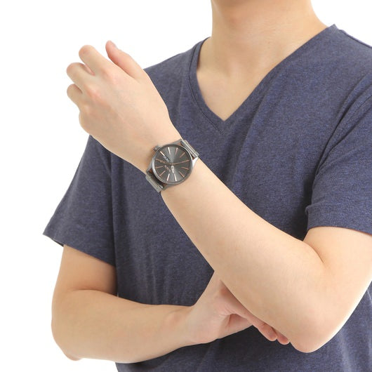 【5年間物損保証】ニクソン 腕時計 メンズ ガンメタル Sentry SS NIXON NA3562785-00 【国内正規品】