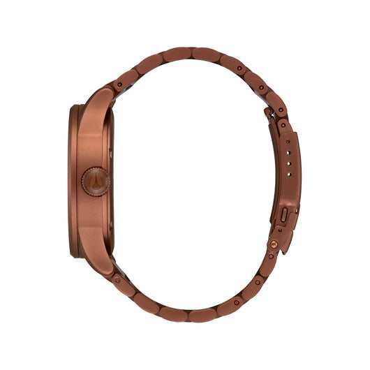 【5年間物損保証】ニクソン 腕時計 メンズ マットコッパー Sentry SS NIXON NA3563165-00 【国内正規品】