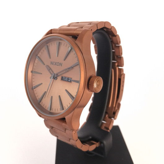 【5年間物損保証】ニクソン 腕時計 メンズ マットコッパー Sentry SS NIXON NA3563165-00 【国内正規品】