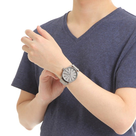 【5年間物損保証】ニクソン 腕時計 メンズ ダークスティール Sentry SS NIXON NA3563166-00 【国内正規品】