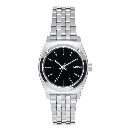 【5年間物損保証】ニクソン 腕時計 レディース シルバー Small Time Teller NIXON NA399000-00 【国内正規品】
