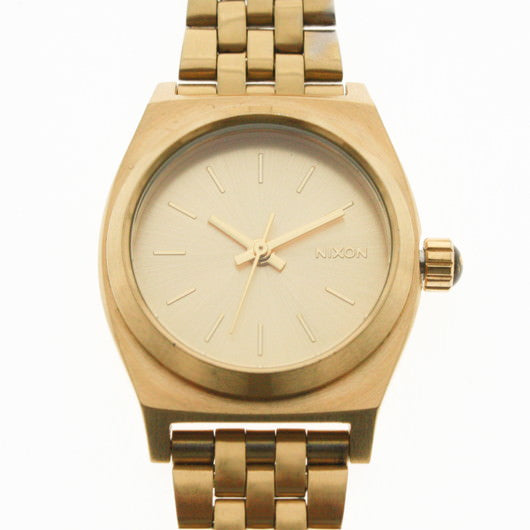 【5年間物損保証】ニクソン 腕時計 レディース ゴールド Small Time Teller NIXON NA399502-00 【国内正規品】