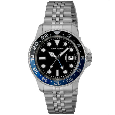 ドルチェセグレート 腕時計 メンズ シルバー GMT400BUBK DOLCE SEGRETO 【並行輸入品】