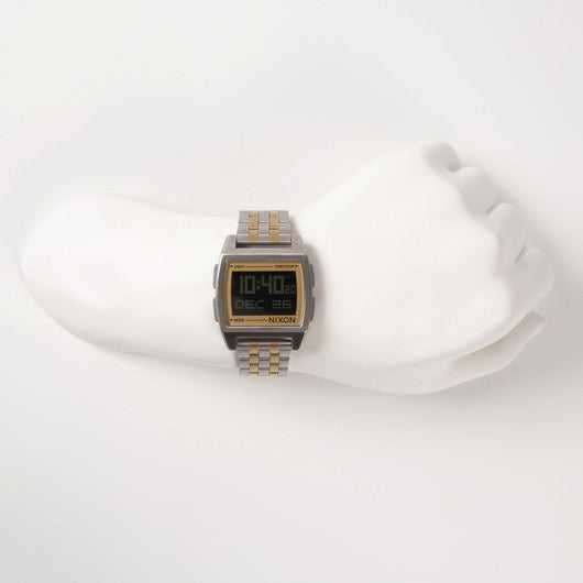 【5年間物損保証】ニクソン 腕時計 メンズ シルバー/ゴールド Base NIXON NA11071431-00 【国内正規品】