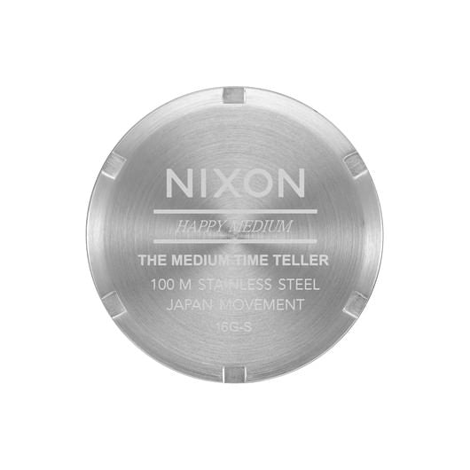 【5年間物損保証】ニクソン 腕時計 レディース シルバー Medium Time Teller NIXON NA11302877-00 【国内正規品】