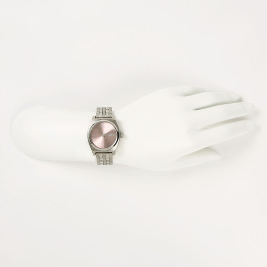 【5年間物損保証】ニクソン 腕時計 レディース シルバー Medium Time Teller NIXON NA11302878-00 【国内正規品】