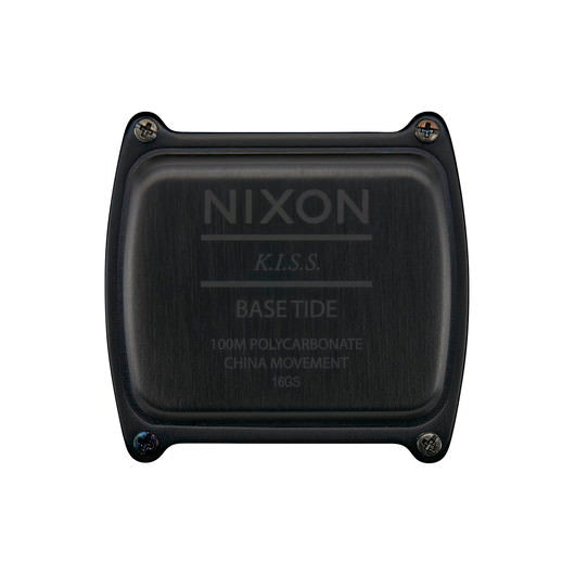 【5年間物損保証】ニクソン 腕時計 メンズ ブラック Base Tide Nylon NIXON NA1169001-00 【国内正規品】