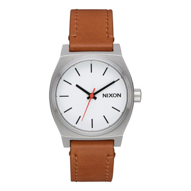 【5年間物損保証】ニクソン 腕時計 レディース サドルブラウン Medium Time Teller Leather NIXON NA11722312-00 【国内正規品】