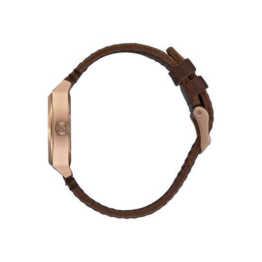 【5年間物損保証】ニクソン 腕時計 レディース ブラウン Medium Time Teller Leather NIXON NA11722630-00 【国内正規品】