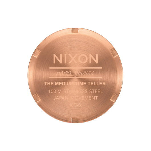 【5年間物損保証】ニクソン 腕時計 レディース ブラウン Medium Time Teller Leather NIXON NA11722630-00 【国内正規品】