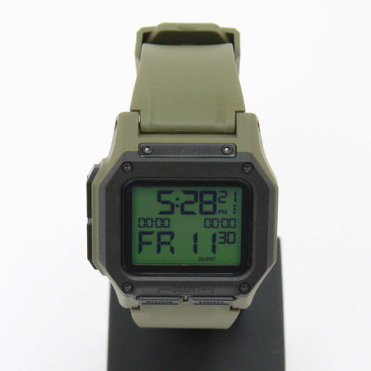 【5年間物損保証】ニクソン 腕時計 メンズ カーキ Regulus NIXON NA11803100-00 【国内正規品】