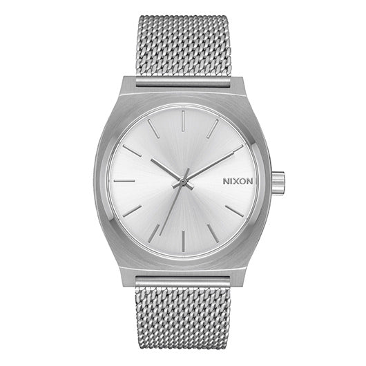 【5年間物損保証】ニクソン 腕時計 レディース シルバー Time Teller Milanese NIXON NA11871920-00 【国内正規品】