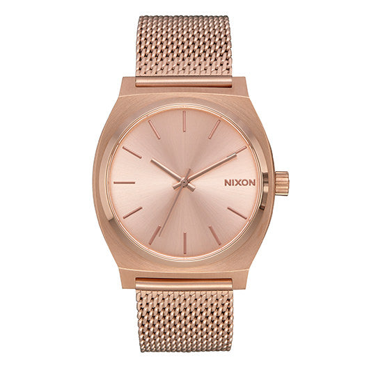 【5年間物損保証】ニクソン 腕時計 レディース ローズゴールド Time Teller Milanese NIXON NA1187897-00 【国内正規品】