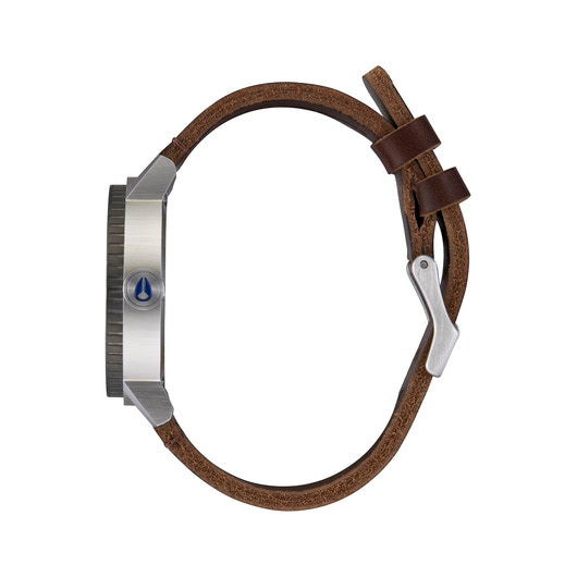 【5年間物損保証】ニクソン 腕時計 メンズ ブラウン Stark Leather NIXON NA11942301-00 【国内正規品】