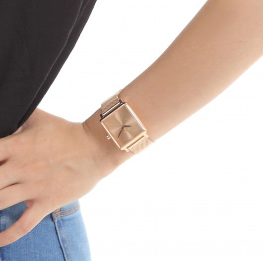 【5年間物損保証】ニクソン 腕時計 レディース ローズゴールド K Squared Milanese NIXON NA1206897-00 【国内正規品】