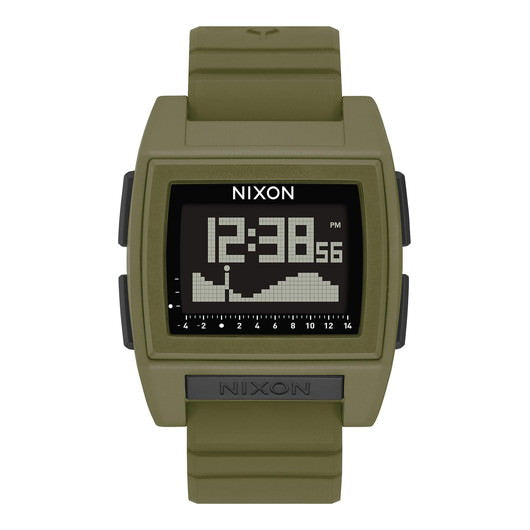 【5年間物損保証】ニクソン 腕時計 メンズ カーキ Base Tide Pro NIXON NA12121085-00 【国内正規品】