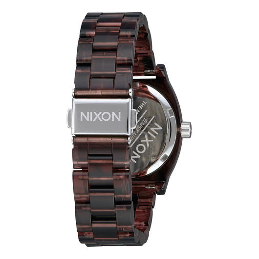 【5年間物損保証】ニクソン 腕時計 レディース レッドブラウン Medium Time Teller Acetate NIXON NA1214200-00 【国内正規品】