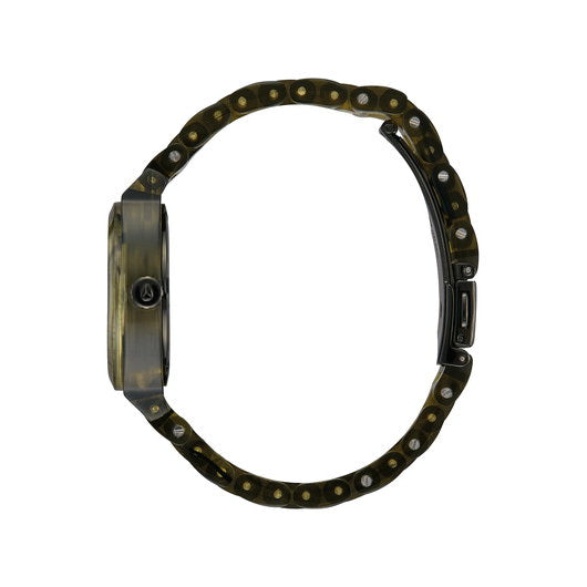 【5年間物損保証】ニクソン 腕時計 レディース オリーブ Medium Time Teller Acetate NIXON NA1214333-00 【国内正規品】