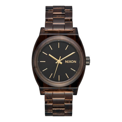 【5年間物損保証】ニクソン 腕時計 レディース ブラウン Medium Time Teller Acetate NIXON NA1214400-00 【国内正規品】