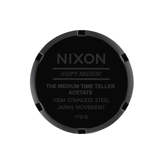 【5年間物損保証】ニクソン 腕時計 レディース ブラウン Medium Time Teller Acetate NIXON NA1214400-00 【国内正規品】