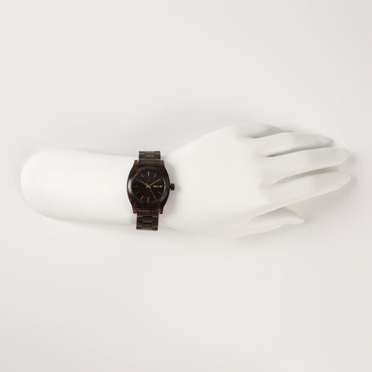 【5年間物損保証】ニクソン 腕時計 レディース ブラウン Medium Time Teller Acetate NIXON NA1214400-00 【国内正規品】