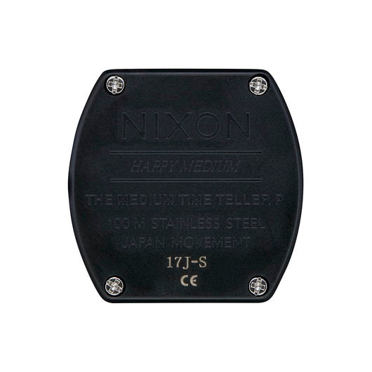 【5年間物損保証】ニクソン 腕時計 レディース ブラック Medium Time Teller P NIXON NA1215001-00 【国内正規品】
