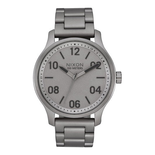 【5年間物損保証】ニクソン 腕時計 メンズ ダークスティール Patrol NIXON NA12423166-00 【国内正規品】