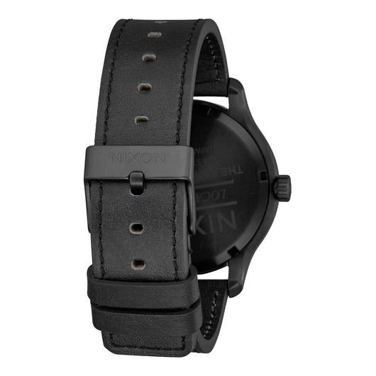 【5年間物損保証】ニクソン 腕時計 メンズ ブラック Patrol Leather NIXON NA12432998-00 【国内正規品】