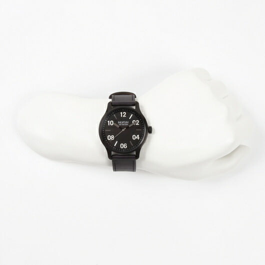 【5年間物損保証】ニクソン 腕時計 メンズ ブラック Patrol Leather NIXON NA12432998-00 【国内正規品】