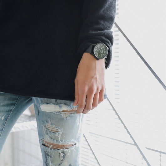 【5年間物損保証】ニクソン 腕時計 メンズ ブラック Patrol Leather NIXON NA12432998-00 【国内正規品】