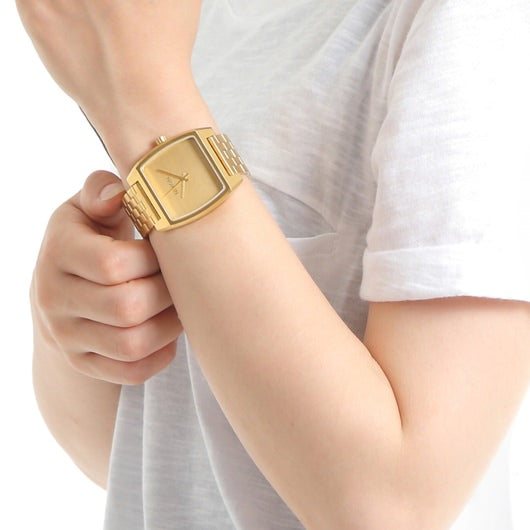 【5年間物損保証】ニクソン 腕時計 メンズ ゴールド Time Tracker NIXON NA1245502-00 【国内正規品】