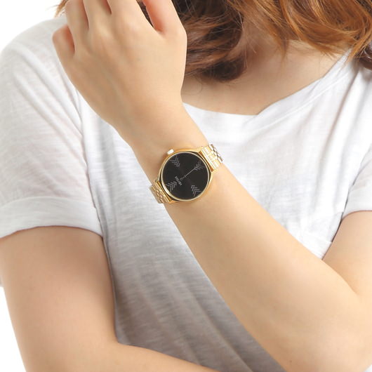 【5年間物損保証】ニクソン 腕時計 レディース ゴールド Clique NIXON NA12492879-00 【国内正規品】