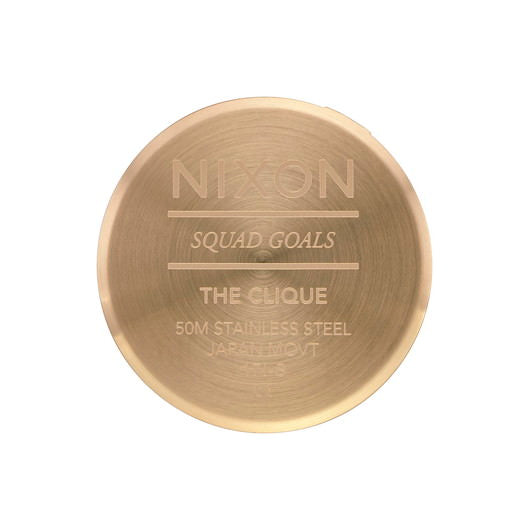 【5年間物損保証】ニクソン 腕時計 レディース ゴールド Clique NIXON NA1249502-00 【国内正規品】