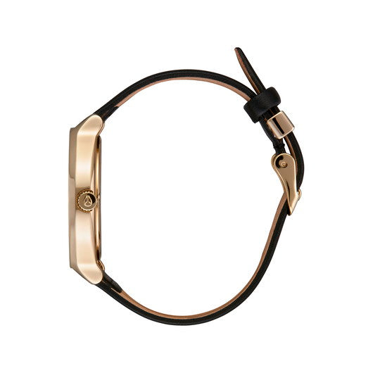 【5年間物損保証】ニクソン 腕時計 レディース ブラック Clique Leather NIXON NA12503157-00 【国内正規品】