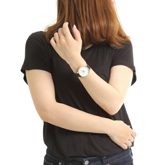 【5年間物損保証】ニクソン 腕時計 レディース ブラック Clique Leather NIXON NA12503157-00 【国内正規品】