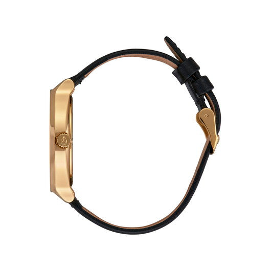 【5年間物損保証】ニクソン 腕時計 レディース ブラック Clique Leather NIXON NA1250513-00 【国内正規品】