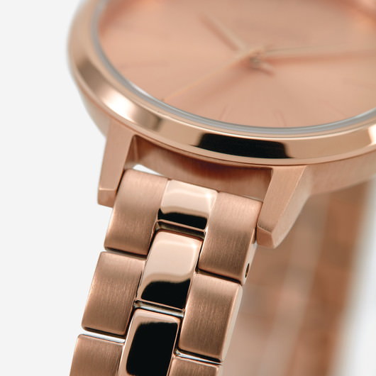 【5年間物損保証】ニクソン 腕時計 レディース ロズゴールド Medium Kensington NIXON NA1260897-00 【国内正規品】