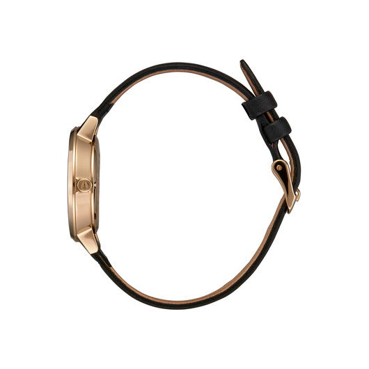 【5年間物損保証】ニクソン 腕時計 レディース ブラック Medium Kensington Leather NIXON NA1261513-00 【国内正規品】