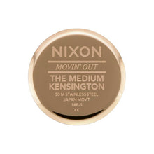 画像をギャラリービューアに読み込む, 【5年間物損保証】ニクソン 腕時計 レディース ブラック Medium Kensington Leather NIXON NA1261513-00 【国内正規品】
