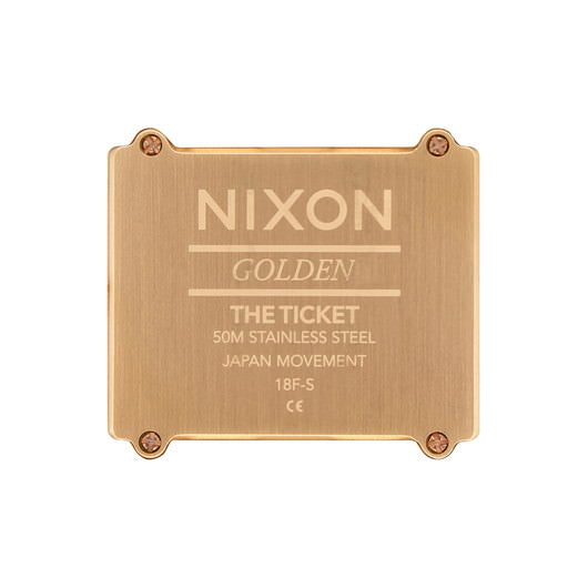【5年間物損保証】ニクソン 腕時計 メンズ ゴールド Ticket II NIXON NA1262502-00 【国内正規品】